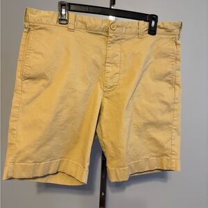 J. Crew 9" Inseam Tan Chino Shorts Size 36W